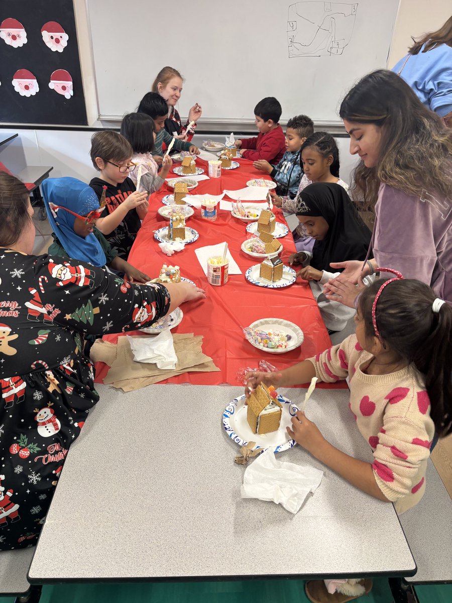 Kindergarten at <a href="/ToppingBulldogs/">Topping Elementary</a> had a blast at our annual Gingerbread House decorating event. We even caught <a href="/BoothHinds/">Tina Hinds-Booth</a> having fun with her creation!