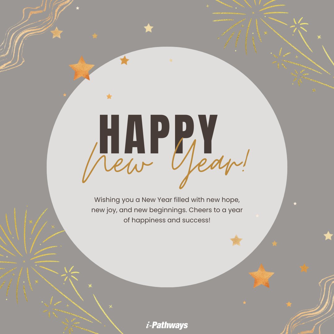 We wish nothing but great things to you all in 2025! Happy New Year from the i-Pathways team! #HappyNewYear #GED #AdultEdu