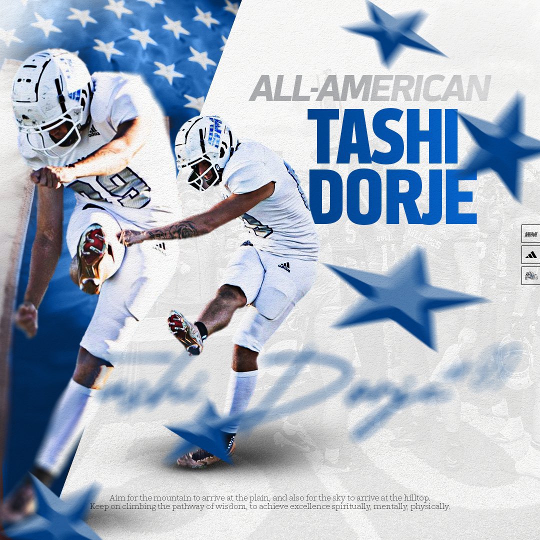 Tashi Dorje (@tashi_dorje_) on Twitter photo Blessed to be a Juco All American!
<a href="/CSM_Football/">College of San Mateo Football</a> <a href="/coachTcsm/">Tim Tulloch Sr.</a> <a href="/CoachDovenberg/">Matt Dovenberg</a> <a href="/trenchxchief/">Sione M. Sina</a> <a href="/CoachZacBarton/">Zac Barton</a> Blessed to be a Juco All American!
<a href="/CSM_Football/">College of San Mateo Football</a> <a href="/coachTcsm/">Tim Tulloch Sr.</a> <a href="/CoachDovenberg/">Matt Dovenberg</a> <a href="/trenchxchief/">Sione M. Sina</a> <a href="/CoachZacBarton/">Zac Barton</a>