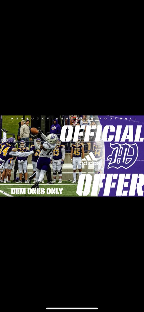 Amari Cotton (@amari_cotton_) on Twitter photo After a amazing conversation with <a href="/_Rayzr/">Ramond Jackson</a> , I am SUPER excited to say I have received an official offer from <a href="/kwc_football/">Kentucky Wesleyan Football</a>
thank you!!!π <a href="/Justinr53/">Coach Justin Robison</a> <a href="/JBHS_Football/">Jo Byrns Football</a> <a href="/kwc_football/">Kentucky Wesleyan Football</a> <a href="/CoachYoung41/">Coach Tyrone Young Jr. II β’</a> <a href="/_Rayzr/">Ramond Jackson</a> After a amazing conversation with <a href="/_Rayzr/">Ramond Jackson</a> , I am SUPER excited to say I have received an official offer from <a href="/kwc_football/">Kentucky Wesleyan Football</a>
thank you!!!π <a href="/Justinr53/">Coach Justin Robison</a> <a href="/JBHS_Football/">Jo Byrns Football</a> <a href="/kwc_football/">Kentucky Wesleyan Football</a> <a href="/CoachYoung41/">Coach Tyrone Young Jr. II β’</a> <a href="/_Rayzr/">Ramond Jackson</a>