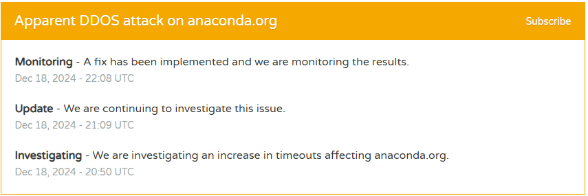 nodiscarded's tweet photo. Anaconda DDOS 어택이라니..
https://t.co/dT8di0WxWH https://t.co/VDIeslHmWF