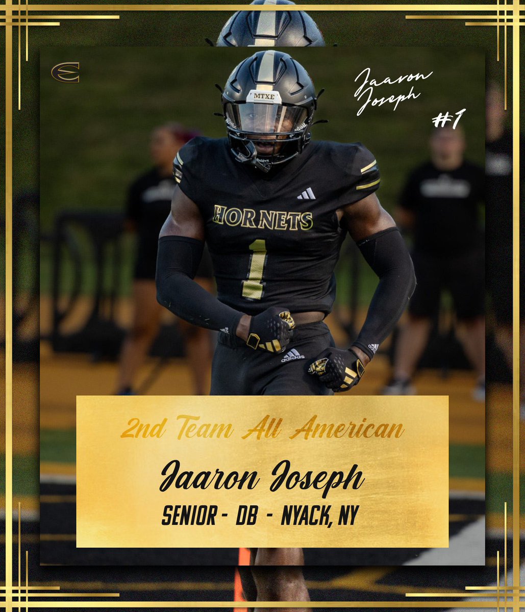 ESU Hornet Football (@esuhornetsfb) on Twitter photo Some more Hardware for our guys‼️
Tyler Kahmann: <a href="/tyler_kahmann33/">Tyler Kahmann</a>
1st Team All-American WR (AP, AFCA, D2 CCA)
Jaaron Joseph: <a href="/jaaron_joseph/">Jaaron Joseph 🃏</a>
2nd Team All-American DB (D2 CCA) Some more Hardware for our guys‼️
Tyler Kahmann: <a href="/tyler_kahmann33/">Tyler Kahmann</a>
1st Team All-American WR (AP, AFCA, D2 CCA)
Jaaron Joseph: <a href="/jaaron_joseph/">Jaaron Joseph 🃏</a>
2nd Team All-American DB (D2 CCA)