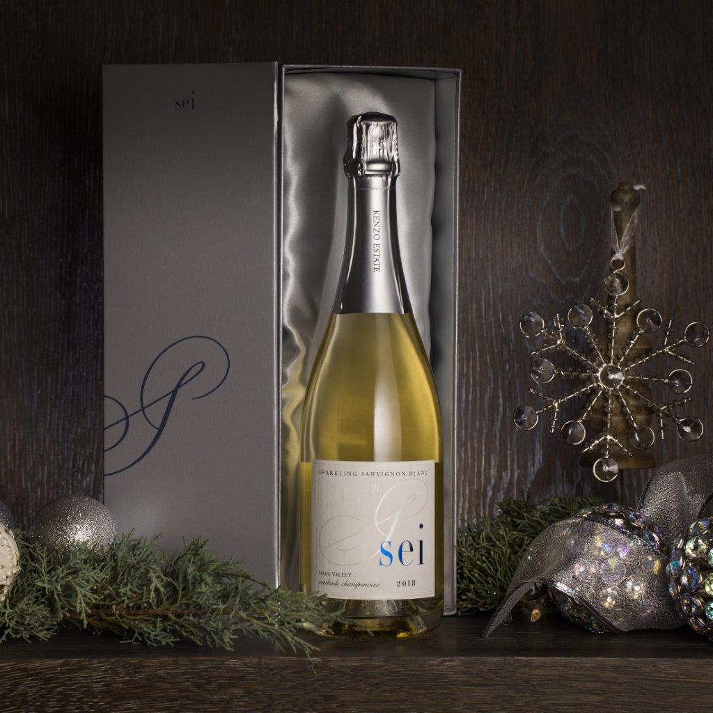 REVEAL - the new sei Sparkling gift box from Kenzo Estate. Ship now to arrive for the holidays. Limited edition - order soon! kenzoestate.com