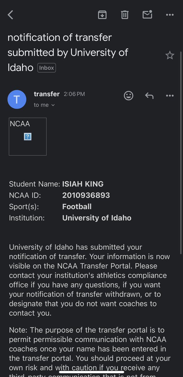 I am officially in the transfer portal with 1 year of eligibility left.