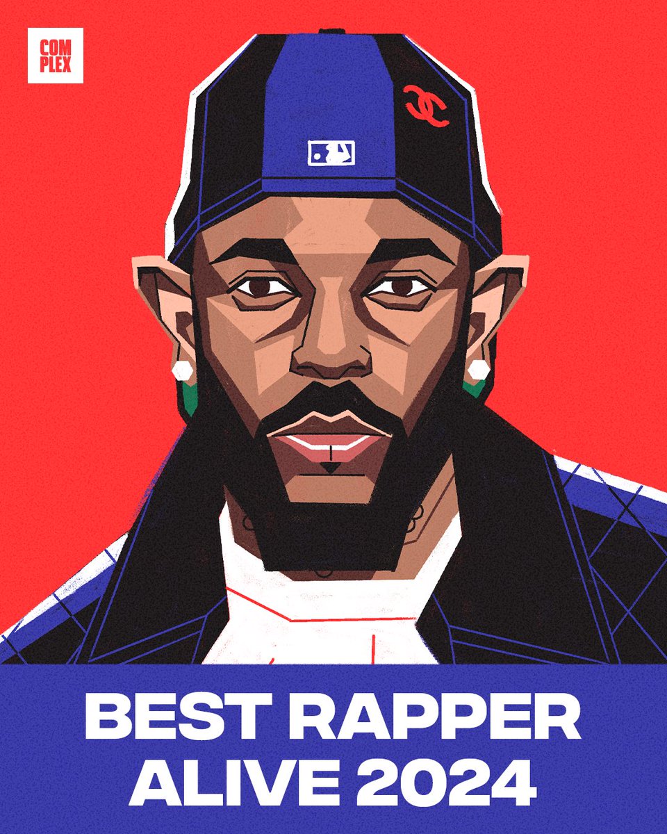 Announcing Complex's pick for the Best Rapper Alive in 2024... Kendrick Lamar 👑

Read why we crowned him (and see who the three runner-ups were) here: bit.ly/3HumfcE