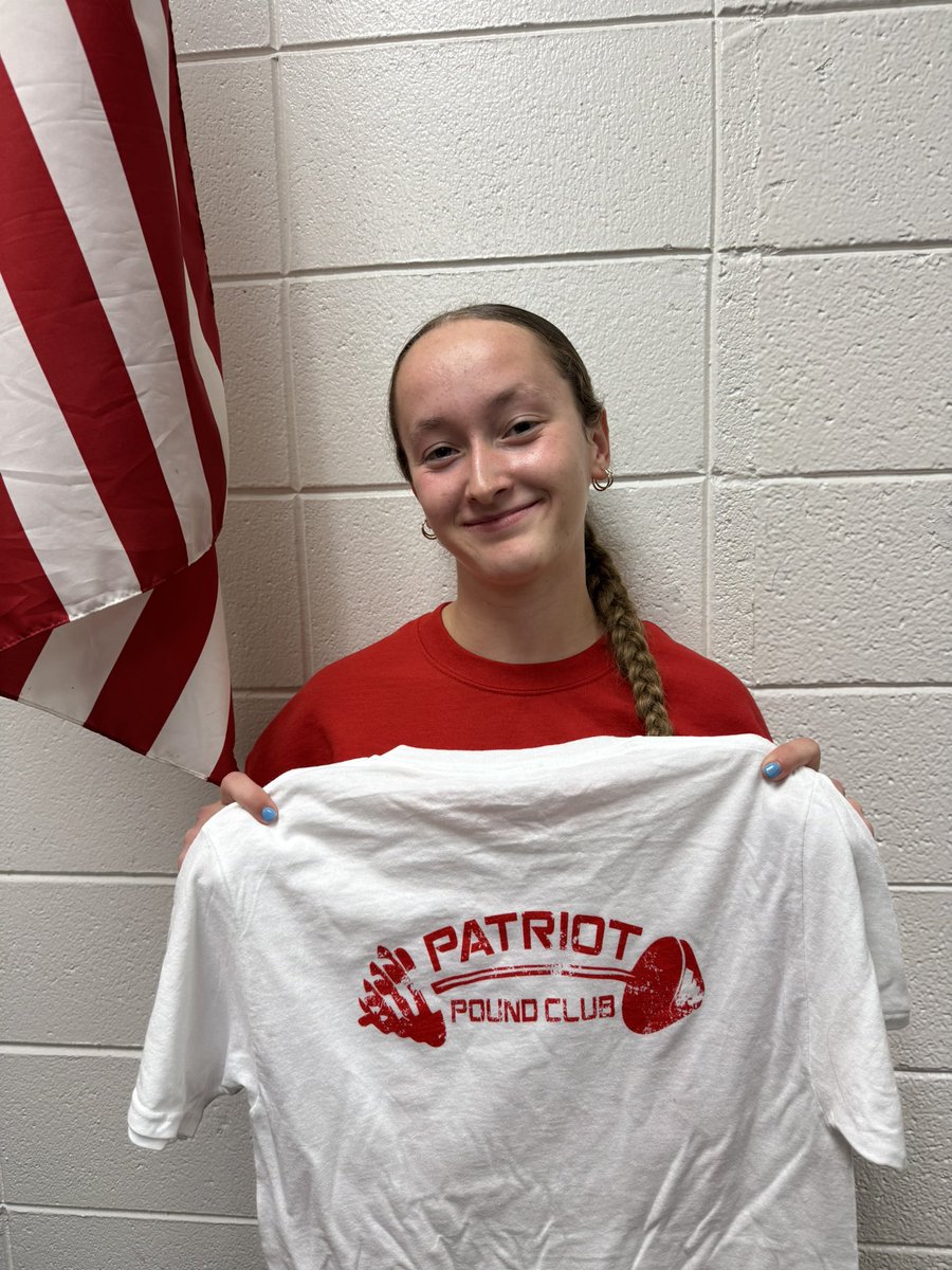 Newest member of the Patriot Pound Club: Danica Fuller 🎉