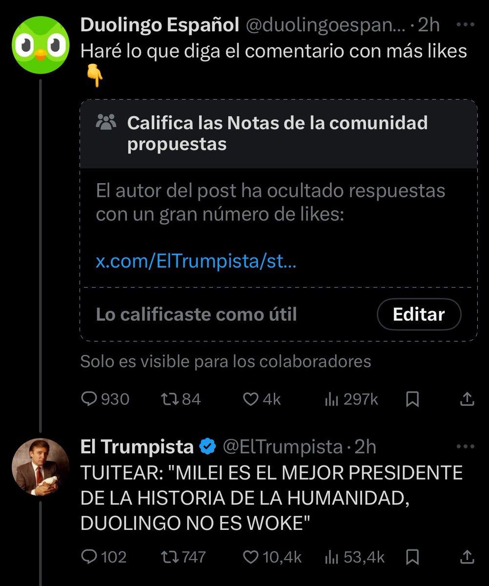 ElTrumpista's tweet photo. Me ocultaron la respuesta ☠️☠️ https://t.co/ByReVJFFZk