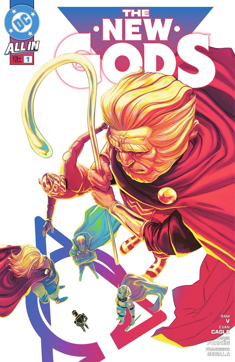 FitMarshmellow's tweet photo. The New Gods #1 by @therightram and @cagle_evan is a great start to what I hope will become an era-defining run. 

Even in this premiere issue, there is so much to unpack and analyze in this book.

Spoiler Warning for anyone who hasn't read the book yet!

(1/?) https://t.co/NEZlOfIlNe