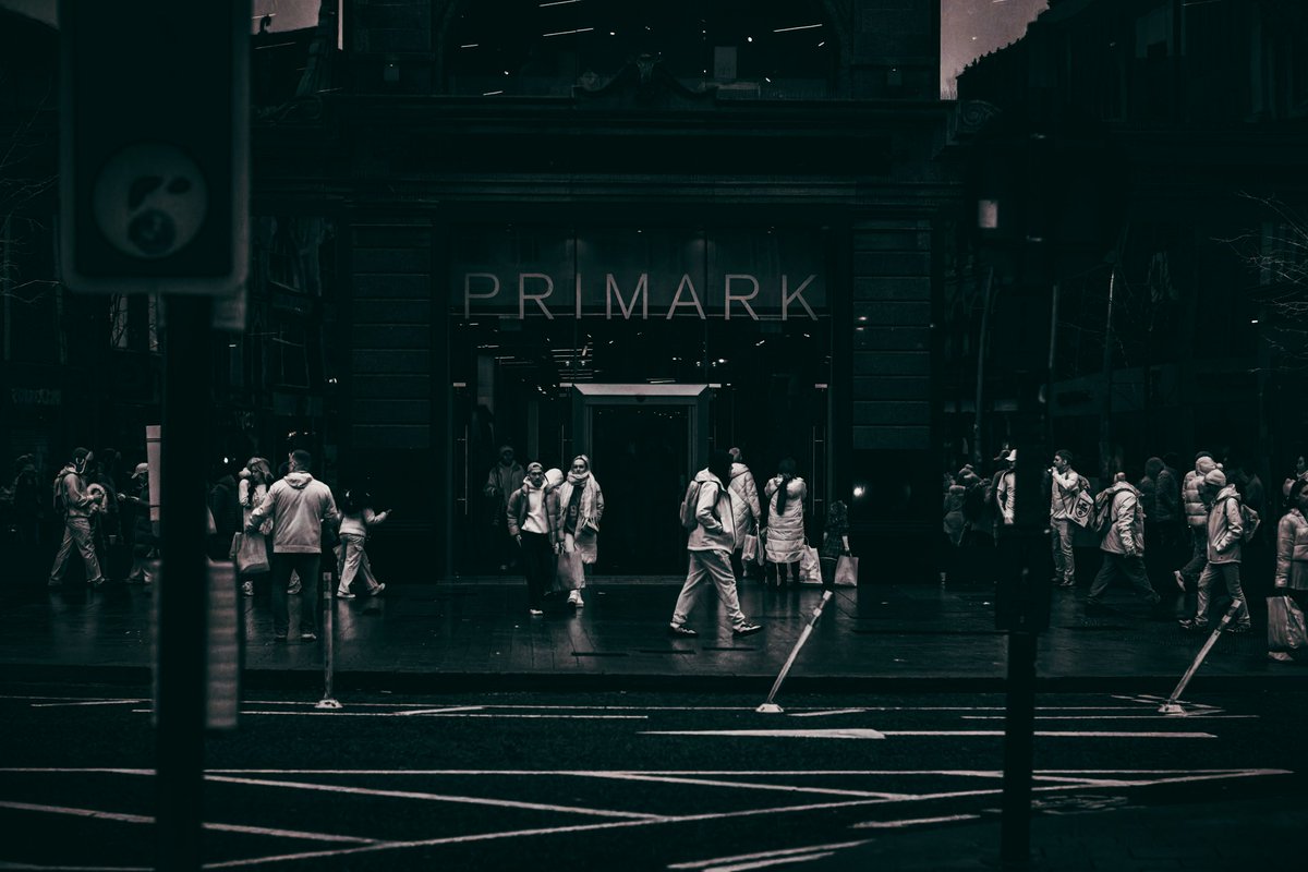 The machinery has gone quiet, the lights extinguished, yet the people shuffle forward. Obedience a rhythm they can’t escape. 

#Photography #Infared #InfraredPhotography #Street #Urban #Night