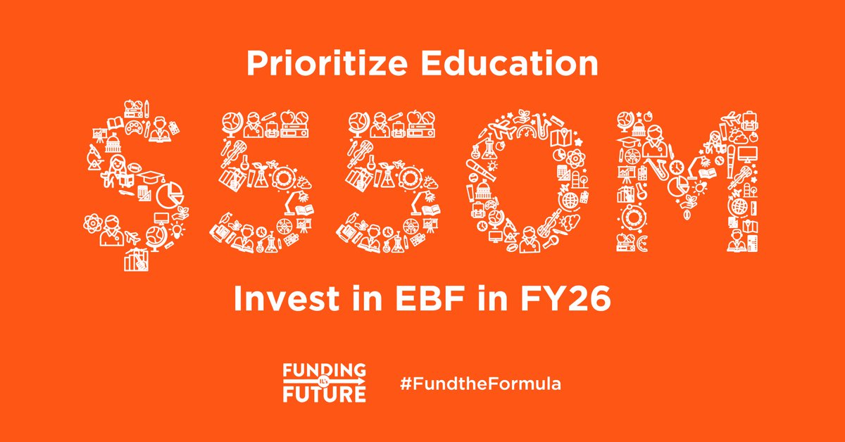 CLSCounseling's tweet photo. Investments in education matter! Increasing our EBF funding will let more students benefit from fully funded schools. @HouseDemsIL @ILSenateGOP @ILHouseGOP @ILSenDems, prioritize $550M in EBF for FY26. #FundtheFormula https://t.co/pYSvWa7DZN