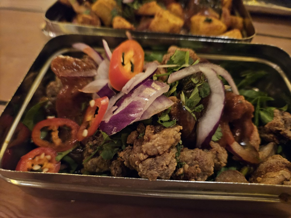 Went to Birmingham for a day out and eat some Indian Street food. it was nice.