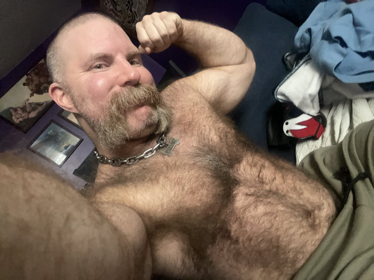GreaseWallaby's tweet photo. New Tag Vibes. Thanks @cockeyekink for the new Tag really happy with the results. And that you were able to for WALLABY into it. #puppy #puptag #puppyplay #musclepup #hairy #hairchest #fuzzy https://t.co/7VDZN5nWKJ