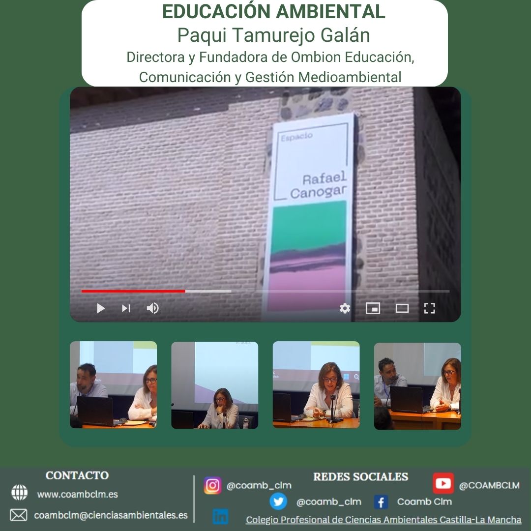 Ponencia sobre Educación Ambiental, por Paqui Tamurejo Galán, Directora y Fundadora de Ombion Educación, Comunicación y Gestión Medioambiental.

youtube.com/watch?v=s234Wa…