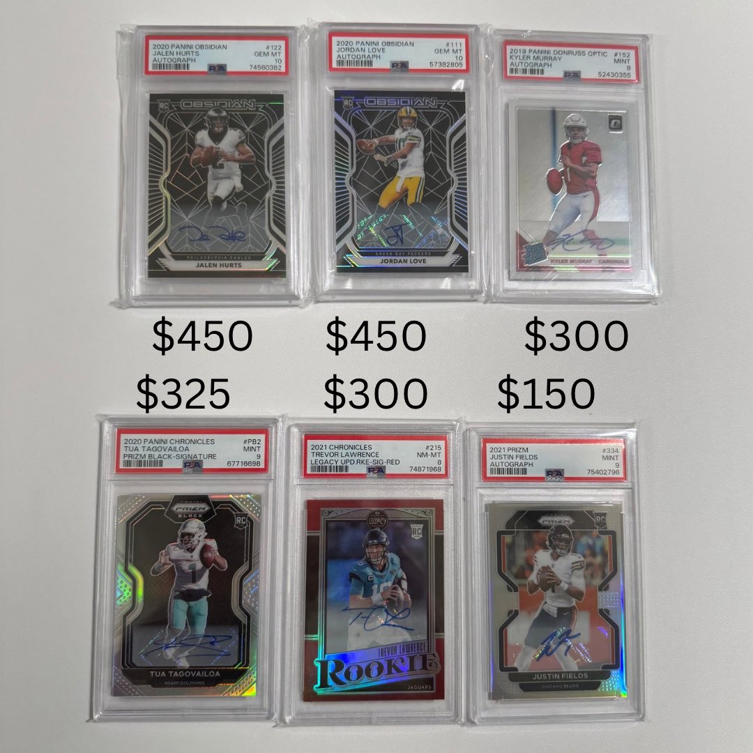 NFLCardFormula's tweet image. Looking to buy a PC monster at my LCS! Selling these if anyone is interested, DM - retweets appreciated!

@ILOVECOLLECTIN1
@Hobby_Connect @CardHobbyRTs @Nolacardtweets @GreyWorthy @GKSportCards @NoHoldsCards @kbkcards @theairastro @dynastycards_ @CLE_KingOfGames @WildThingCards
