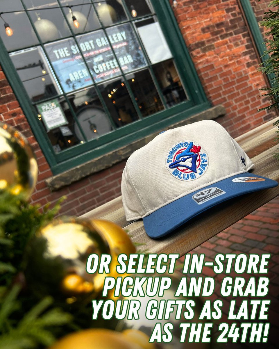 TheSportGallery's tweet image. Or select in-store pickup and grab your gifts as late as Christmas Eve! #DistilleryTO
