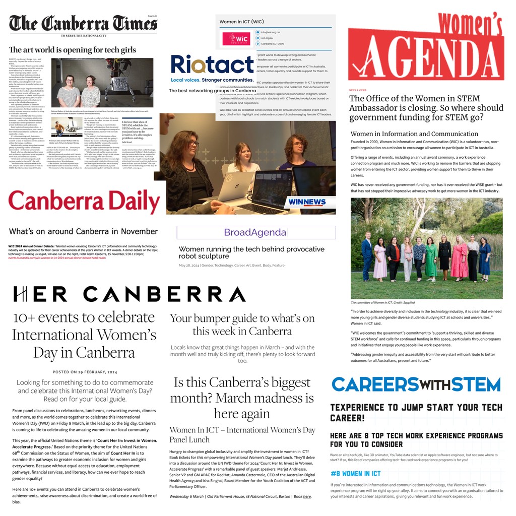 An important part of WIC’s mission is recognising, celebrating and amplifying the achievements of women and girls in technology. 🚀
 
Here are some of our media mentions from 2024 🗞