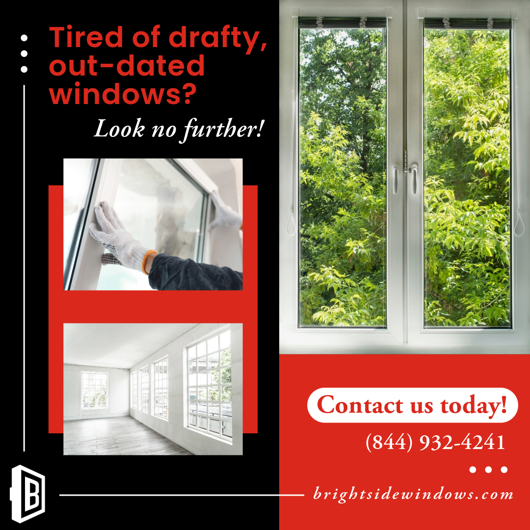 Tired of drafty, outdated windows?
It’s time to bring light, energy efficiency, and comfort back into your home! 🌟 Brightside Windows has the sleek, modern upgrades you need. Say goodbye to high energy bills and hello to a brighter view.

👉 Contact us today!
📞 (844) 932-4241