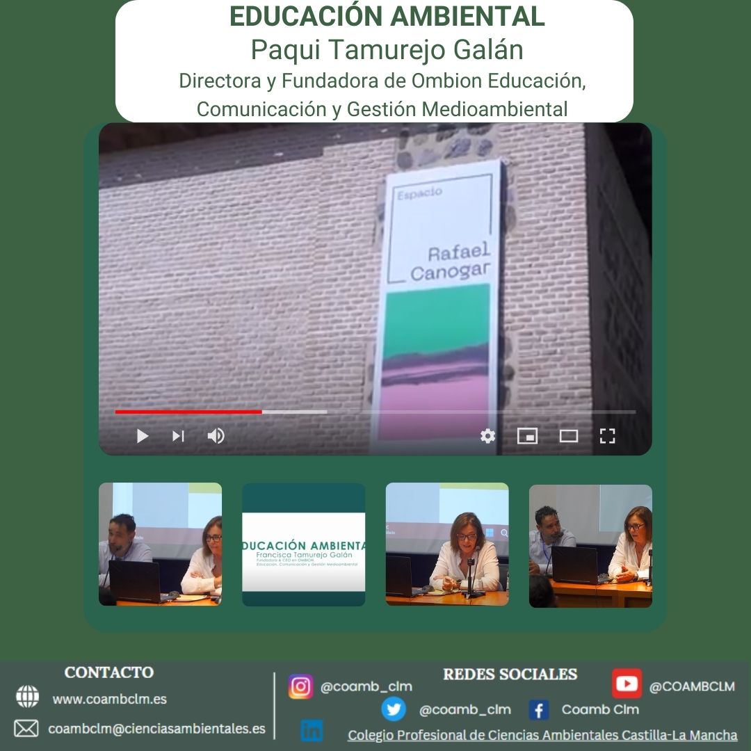 Píldora sobre Educación Ambiental, por Paqui Tamurejo Galán, Directora y Fundadora de Ombion Educación, Comunicación y Gestión Medioambiental.

youtube.com/watch?v=nkL36t…