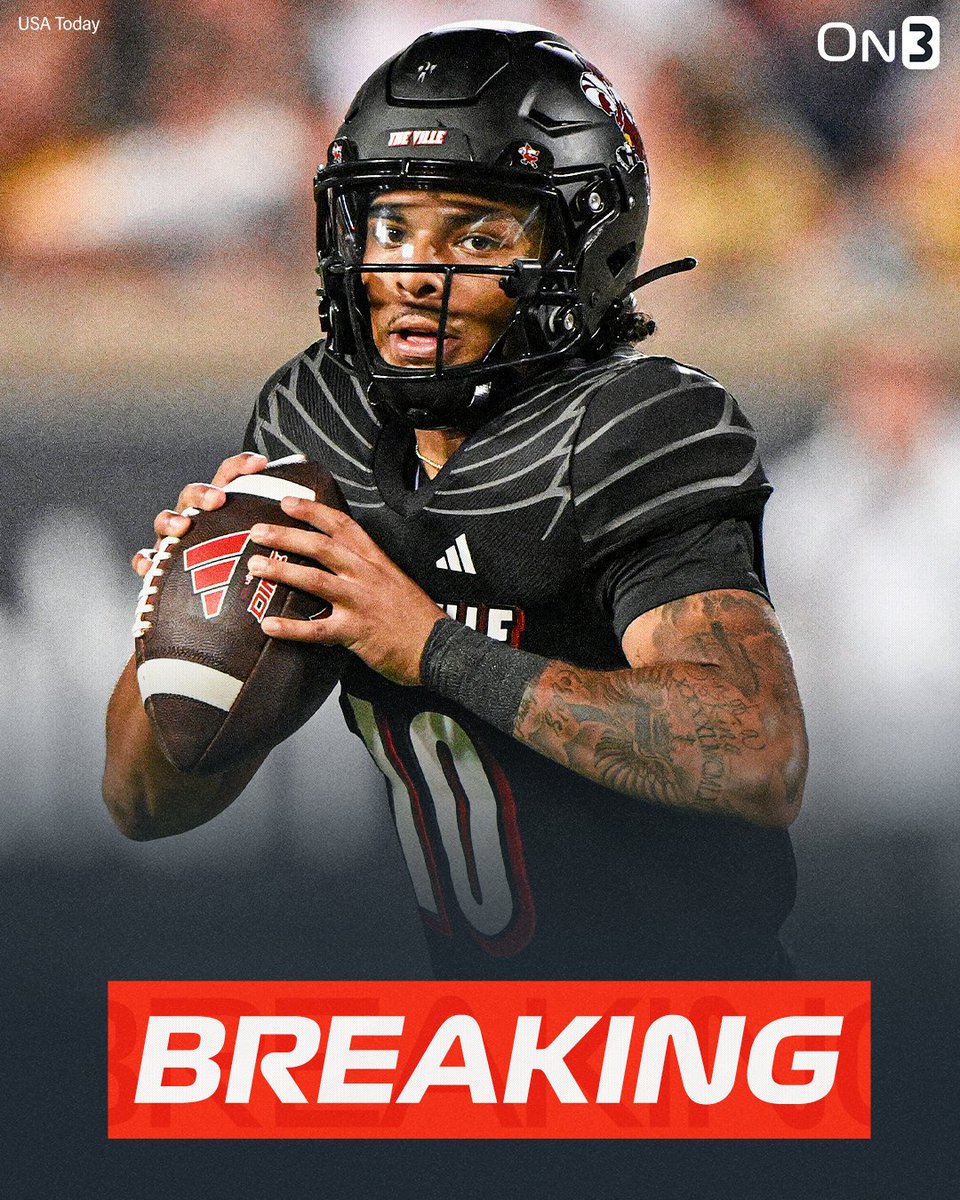 Transfer Portal (@transferportal_) on Twitter photo NEWS: Louisville QB Pierce Clarkson plans to enter the NCAA Transfer Portal, per <a href="/PeteNakos_/">Pete Nakos</a>.
Clarkson was a 4-star in the 2023 class.
on3.com/db/pierce-clar… NEWS: Louisville QB Pierce Clarkson plans to enter the NCAA Transfer Portal, per <a href="/PeteNakos_/">Pete Nakos</a>.
Clarkson was a 4-star in the 2023 class.
on3.com/db/pierce-clar…