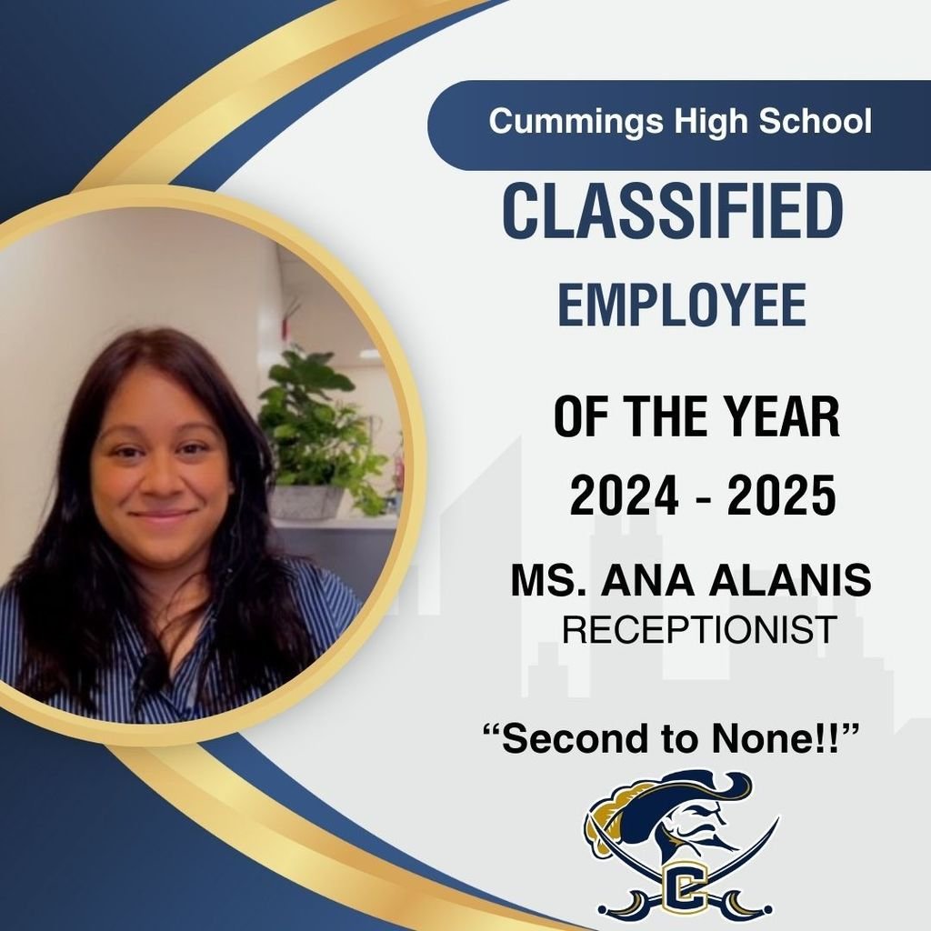 Congratulations to Ms. Jasmine Benton for being named 2024-2025 Teacher of the Year  and Ms. Ana Alanis for being named 2024-2025 Classified Employee of the Year!!!  Second to None!!