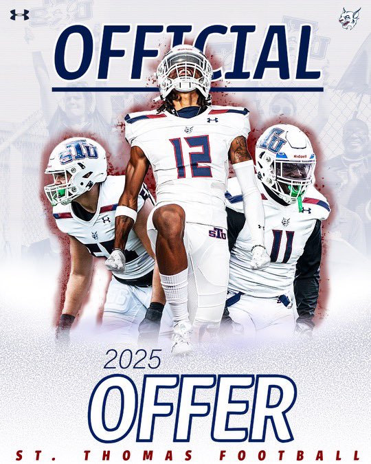 After an amazing call with <a href="/coach_zank/">Erick Burzanko</a> I’m blessed to receive an offer from St.Thomas university!!