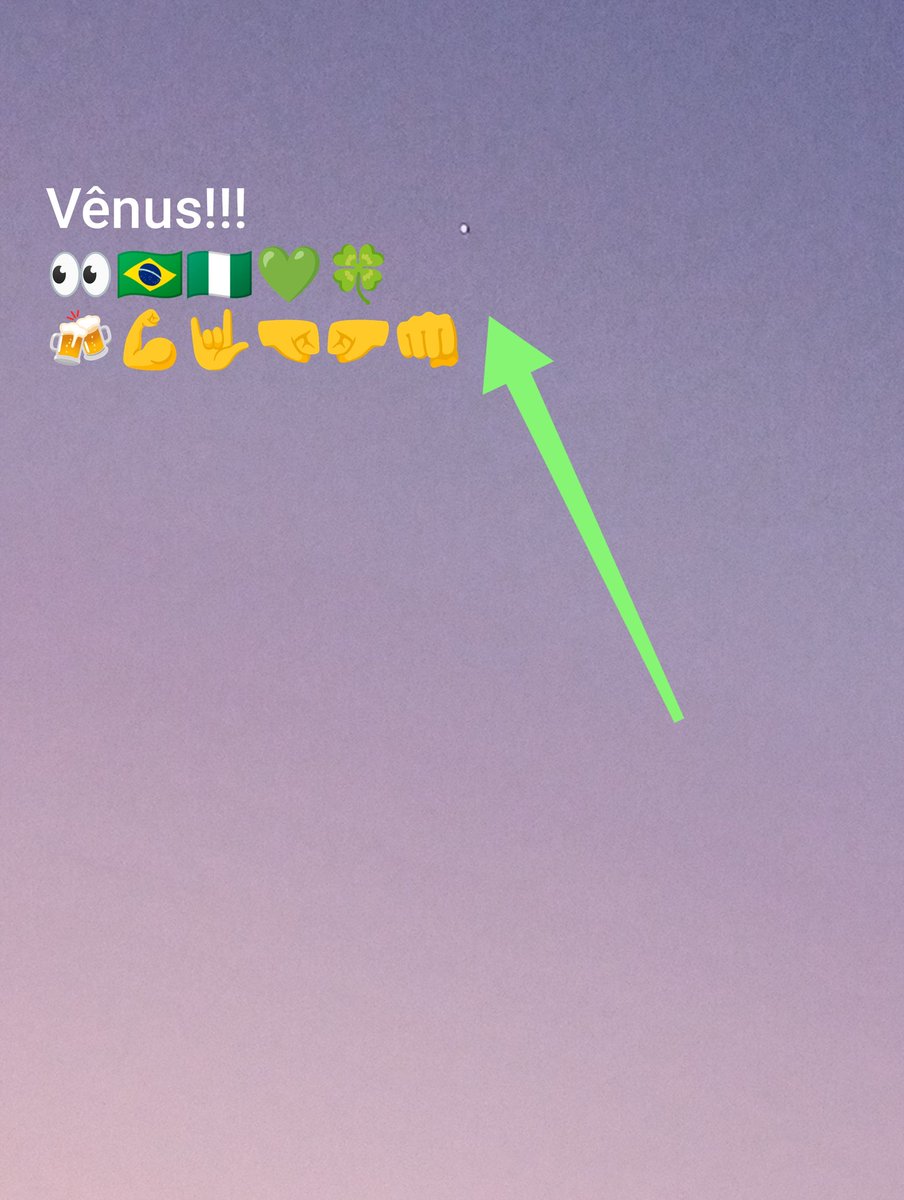 Ethinus's tweet photo. Vênus!!! 👀💪🤟🤜🤛👊  https://t.co/jgbjQBqJdY @StellariumLabs https://t.co/Gb6CYGiAWj