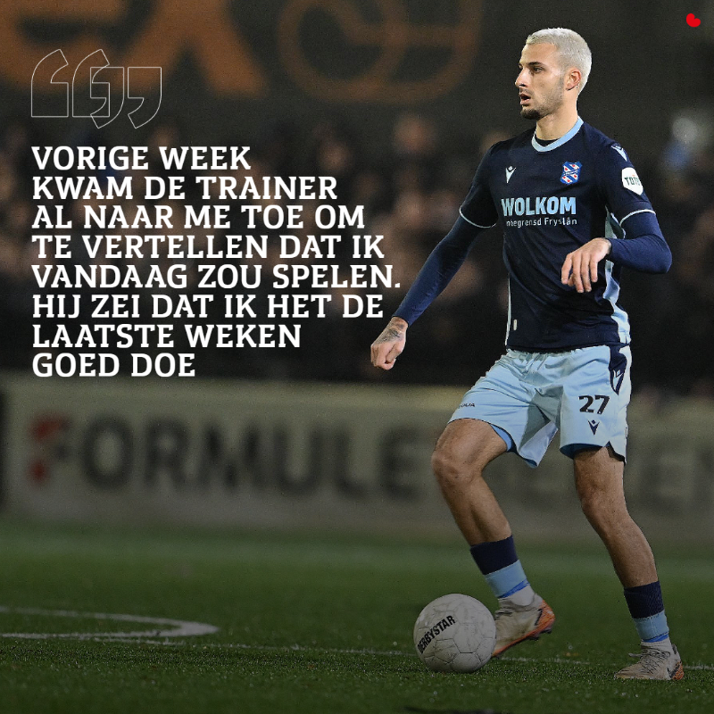 scHeerenveen's tweet photo. ๐ฃ Basisdebutant Mateja Milovanovic aan het woord na een nipte bekerzege.
#ASWHEE | 0-1