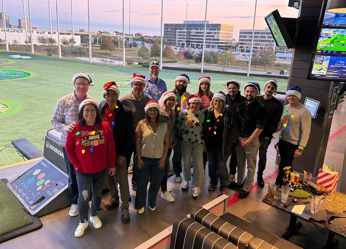 graylog2's tweet photo. Continuing on with more fabulous photos from our holiday celebration events this month... our #Graylog #Houston team had some fun recently, celebrating the season at Top Golf!๐โณ https://t.co/A0F01k0rSd