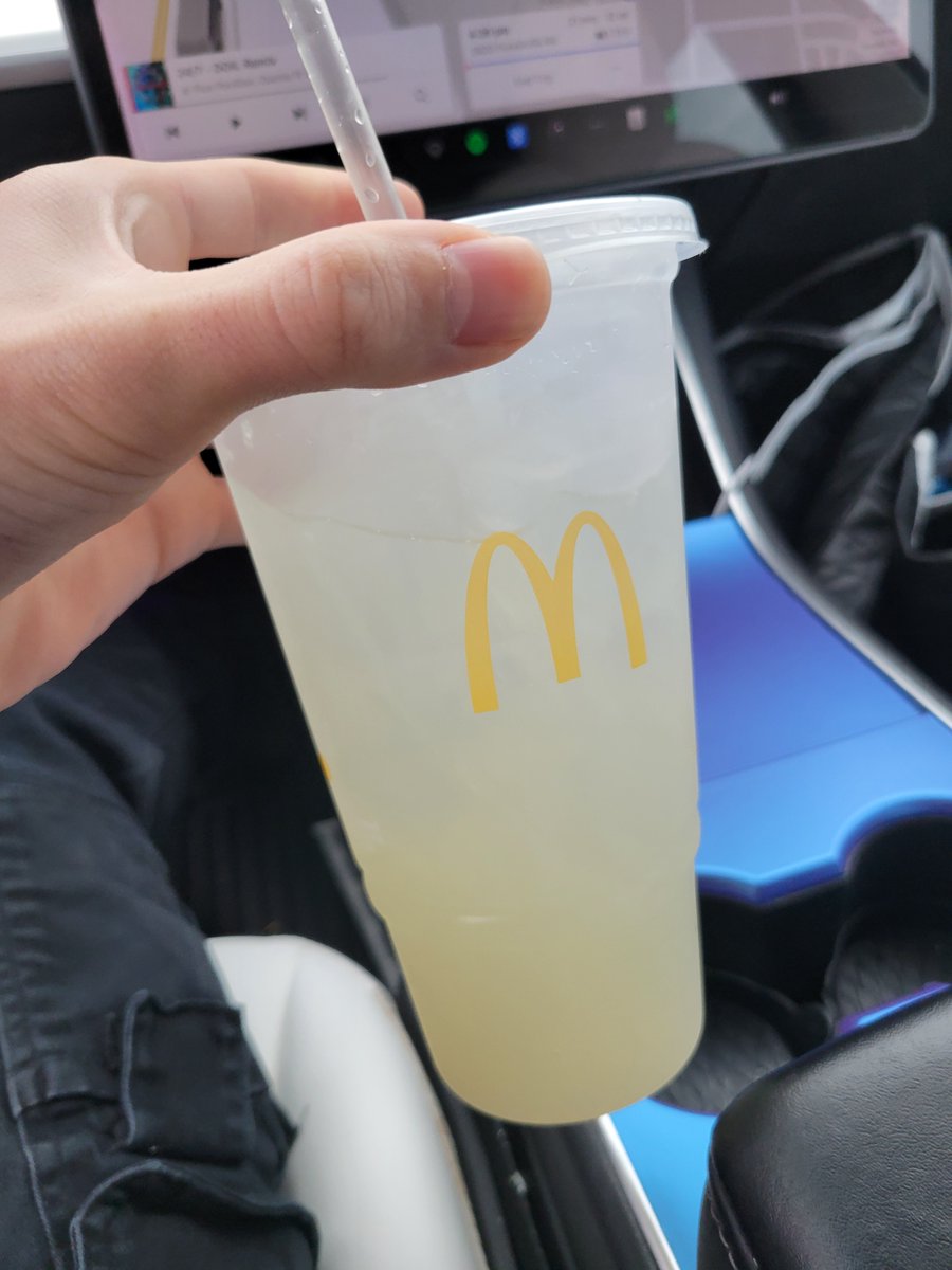 the bad news is the irs just put a levy on my property

the good news is i tried the mcdonalds lemonade with real cane sugar and its immaculate