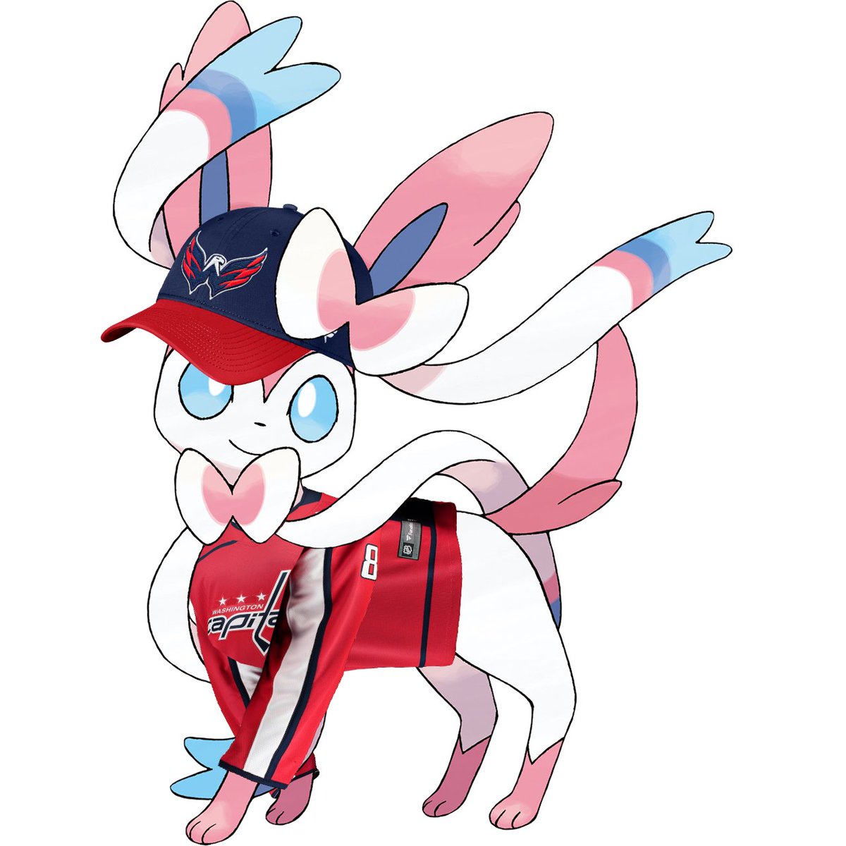 Pokémon Wearing Sports Paraphernalia tweet media