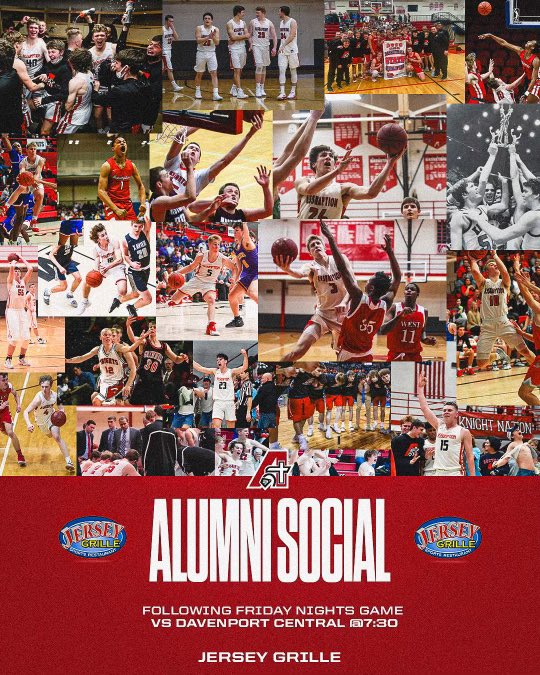 All Boys Basketball Alumni, join us Friday at Jersey Grille.