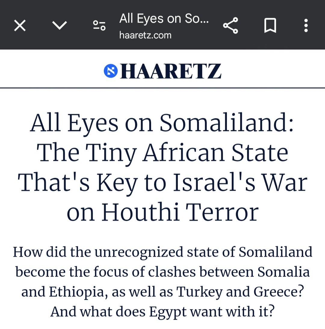 Mr_Abdibari's tweet photo. All Eyes on Somaliland: The Tiny African State That's Key to Israel's War on Houthi Terror

How did the unrecognized state of Somaliland become the focus of clashes between Somalia and Ethiopia, as well as Turkey and Greece? And what does Egypt want with it? https://t.co/jVrpHhKY9Z