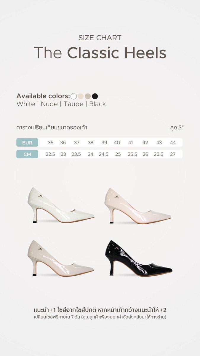 fridaymoo_n's tweet photo. The Classic Heels - Labotte.bkk 
รองเท้าส้นสูง ส้นสูงหัวแหลม 
สีขาว Size 37 ส้นสูง 3 นิ้วกำลังดี
ใส่ออกงานแค่ครั้งเดียว ส่งต่อ 800.- รวมส่ง ราคาShop 1,190.-  สนใจทักมาดูของได้ค่ะ 
ใครที่กำลังมองหารองเท้ารับปริญญา
รองเท้าออกงาน คู่นี้สวยสับตอบโจทย์มากค่ะ
#ส่งต่อรองเท้า #รับปริญญา https://t.co/2W3hWF3Xrt