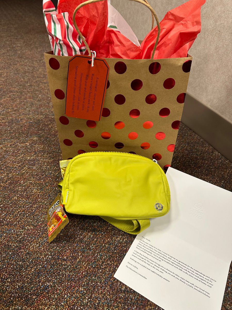 Wade R. Gutierrez, MD, PhD (@wadergutierrez) on Twitter photo Holiday cheer is in the air <a href="/MayoUrology/">Mayo Clinic Urology</a>! Thank you for the thoughtful personalized note, fanny pack loaded with treats, and your unparalleled support and mentorship of residents. Holiday cheer is in the air <a href="/MayoUrology/">Mayo Clinic Urology</a>! Thank you for the thoughtful personalized note, fanny pack loaded with treats, and your unparalleled support and mentorship of residents.