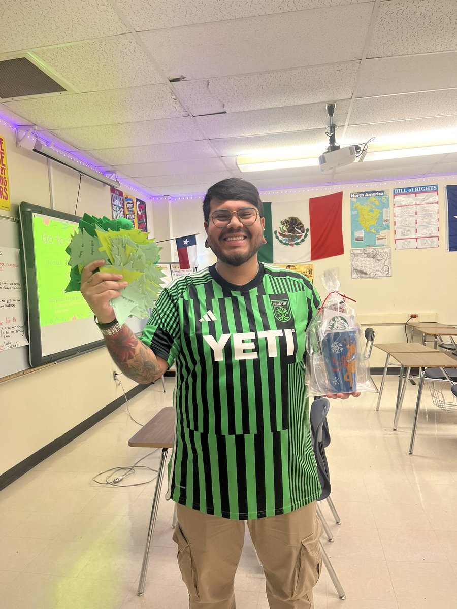 Mrs. Urrabazo (@mrsurrabazo) on Twitter photo The winner of our First Annual Ugly Sweater Contest Mrs. Genevive Trevino and the winner for the Christmas tree scavenger hunt game is Mr. Lorenzo Ventura! Thank you for playing! <a href="/NISDJonesSTEM/">Anson Jones Magnet School</a> The winner of our First Annual Ugly Sweater Contest Mrs. Genevive Trevino and the winner for the Christmas tree scavenger hunt game is Mr. Lorenzo Ventura! Thank you for playing! <a href="/NISDJonesSTEM/">Anson Jones Magnet School</a>