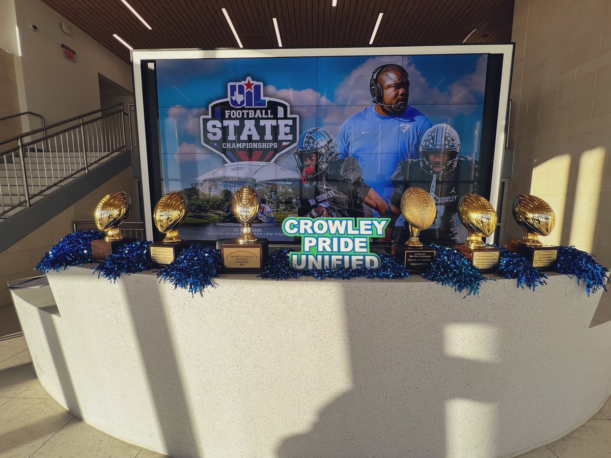 Charles Baggarly (@swaggarly) on Twitter photo Scenes from Crowley ISD Stadium. #txhsfb 
North Crowley hosted a media day ahead of the state championship vs. Austin Westlake on Saturday. #txhsfb Scenes from Crowley ISD Stadium. #txhsfb 
North Crowley hosted a media day ahead of the state championship vs. Austin Westlake on Saturday. #txhsfb