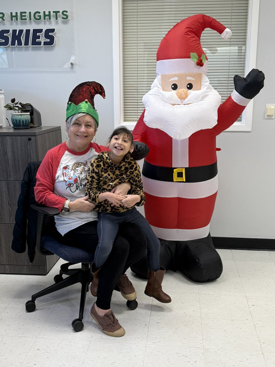 Destined2BeSPED's tweet photo. Part 3- students wrote Christmas cards, stuffed the stockings and delivered. The students loved making others happy and taking pictures. We had a lot of smiles and hugs and even a few tears of joy! #CBI https://t.co/bhbRdPtATx