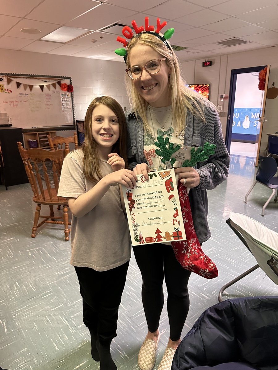Destined2BeSPED's tweet photo. Part 3- students wrote Christmas cards, stuffed the stockings and delivered. The students loved making others happy and taking pictures. We had a lot of smiles and hugs and even a few tears of joy! #CBI https://t.co/bhbRdPtATx