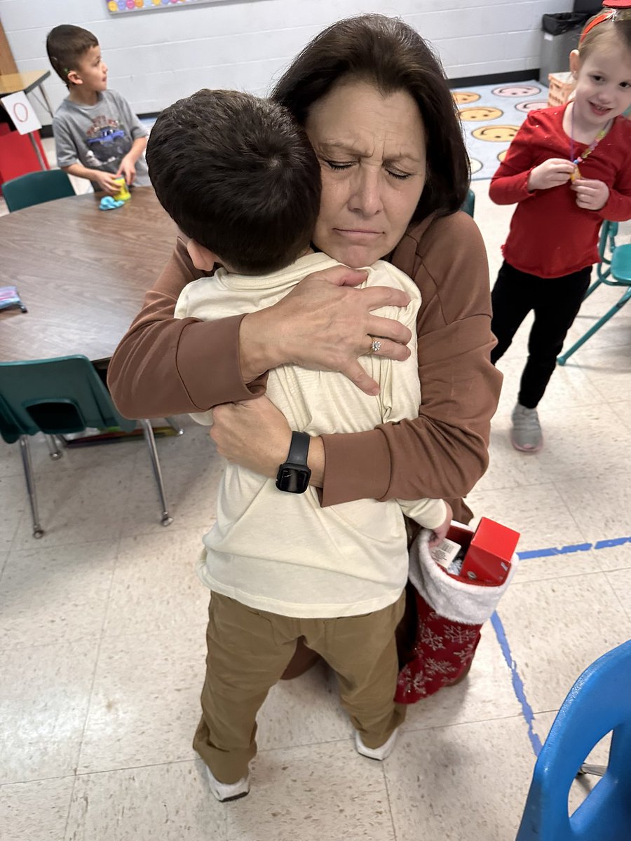 Destined2BeSPED's tweet photo. Part 3- students wrote Christmas cards, stuffed the stockings and delivered. The students loved making others happy and taking pictures. We had a lot of smiles and hugs and even a few tears of joy! #CBI https://t.co/bhbRdPtATx