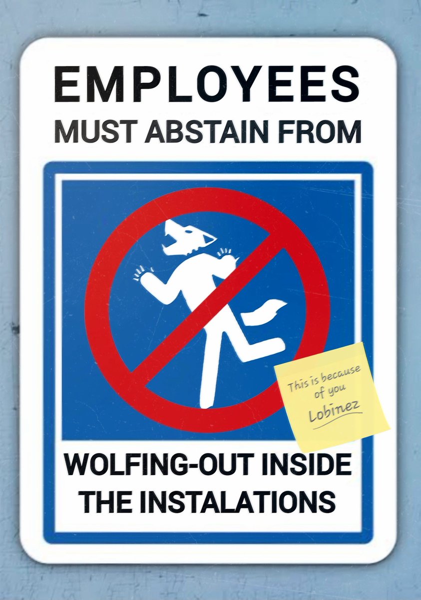 New workplace policy... 

I'm always glad to contribute to my organization's safety culture.