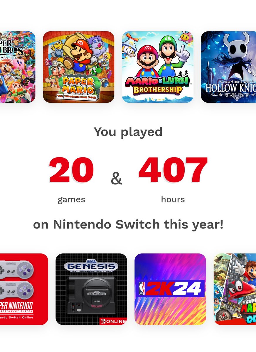 JSupremolo's tweet photo. What a good year #ILoveNintendo https://t.co/Kp3uRjgQVB