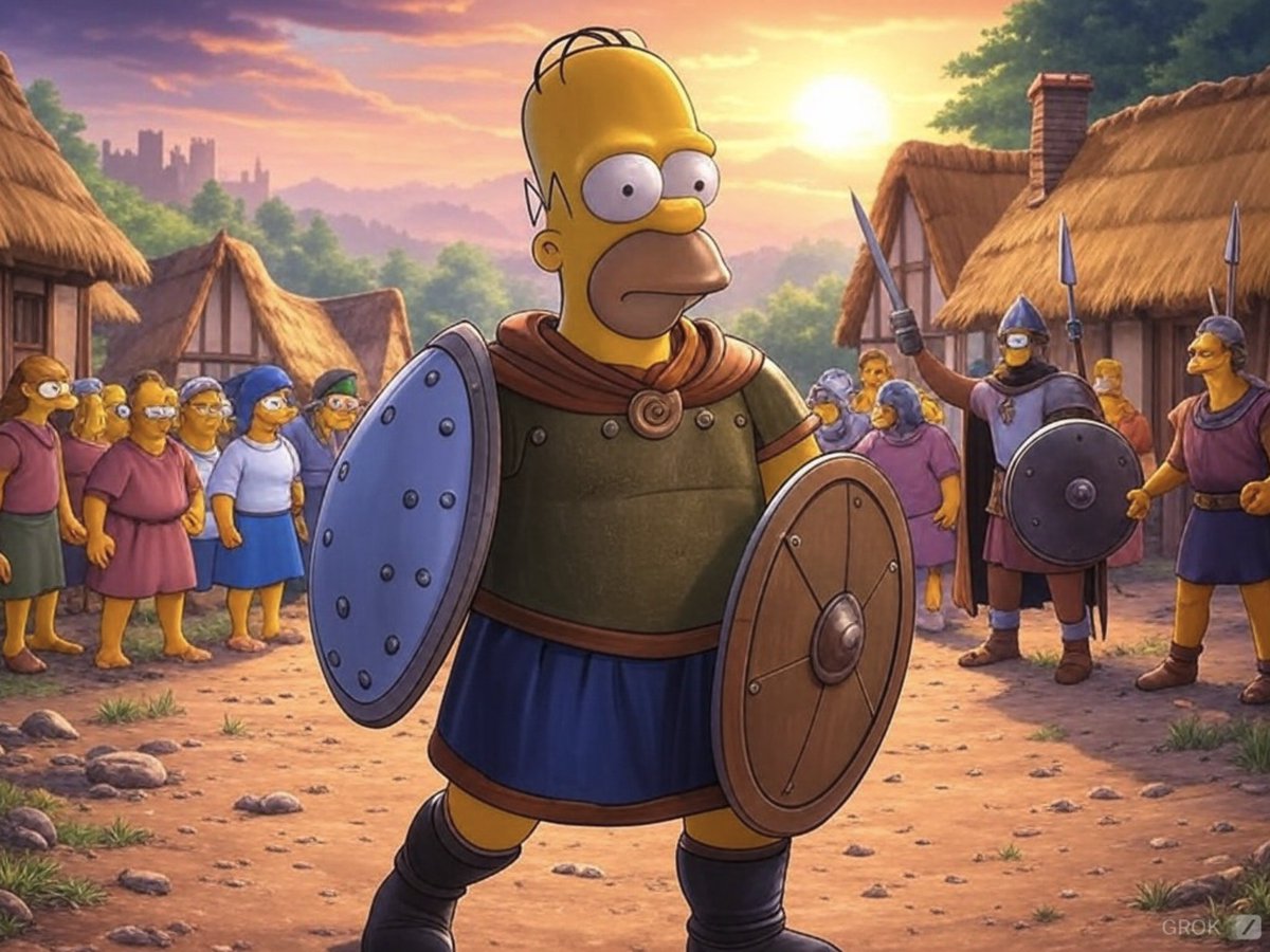 homero_magio's tweet photo. Le pregunte a #GrokAI como sería el juego de Age Of Empires con personajes de #LosSimpon e hizo esto... https://t.co/JAO7CKd4RO