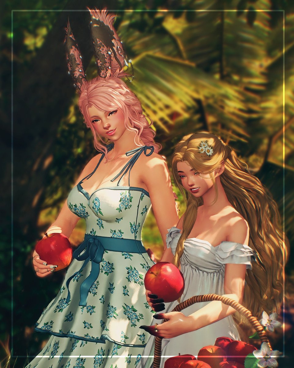 julietteffxiv's tweet image. A closer shot because they're so cute! 🩷 #whimwed

With @lavendertea_Ily
