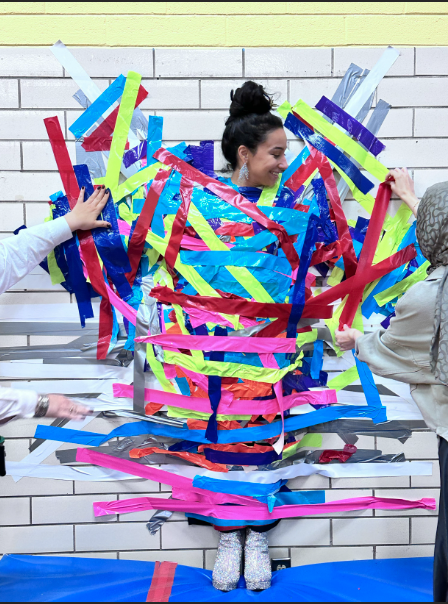 Reilly Elementary-Mandarin & Spanish Dual Language (@reillyelem) on Twitter photo THANK YOU to our amazing Reilly students for helping us raise over $30,000!🎯We had a blast today duct taping our principal to the wall!🙌Your energy made it unforgettable. Every dollar will help make our school even better. Way to go, Mustangs!🐴💫 #ReillyPride #KidJoy THANK YOU to our amazing Reilly students for helping us raise over $30,000!🎯We had a blast today duct taping our principal to the wall!🙌Your energy made it unforgettable. Every dollar will help make our school even better. Way to go, Mustangs!🐴💫 #ReillyPride #KidJoy