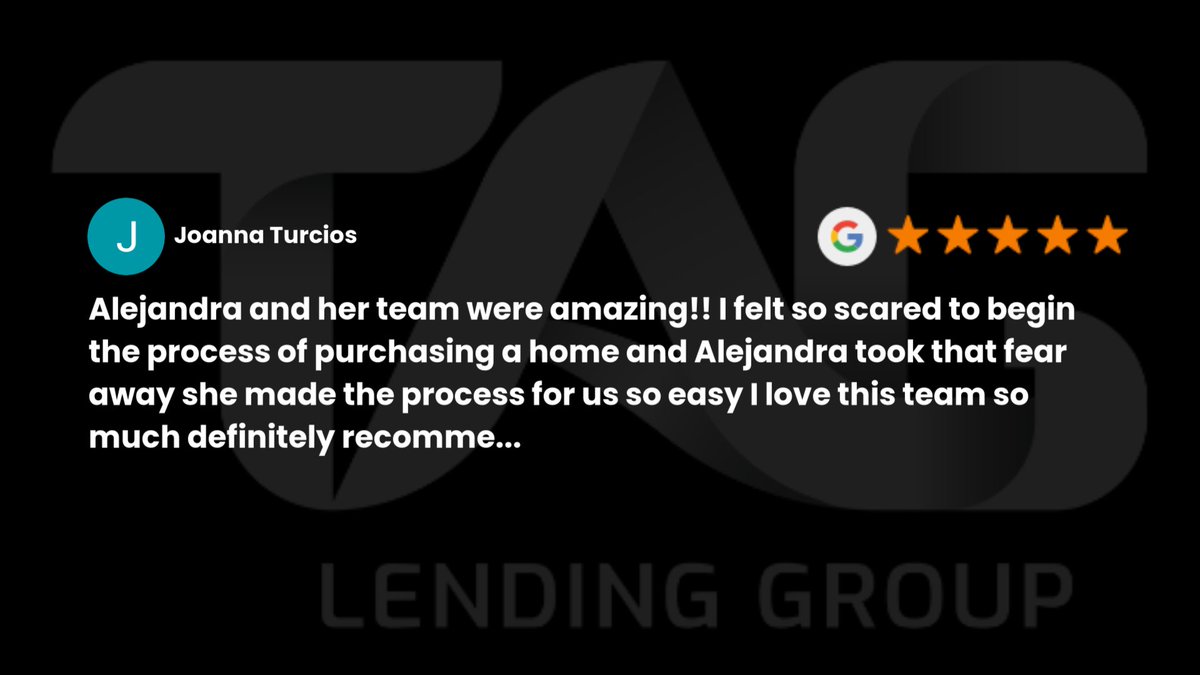 AnthonyFinance's tweet photo. Thank you, Joanna Turcios for leaving us a review.
Read full review: https://t.co/sY4sTJnYYh https://t.co/o9HJspMarB