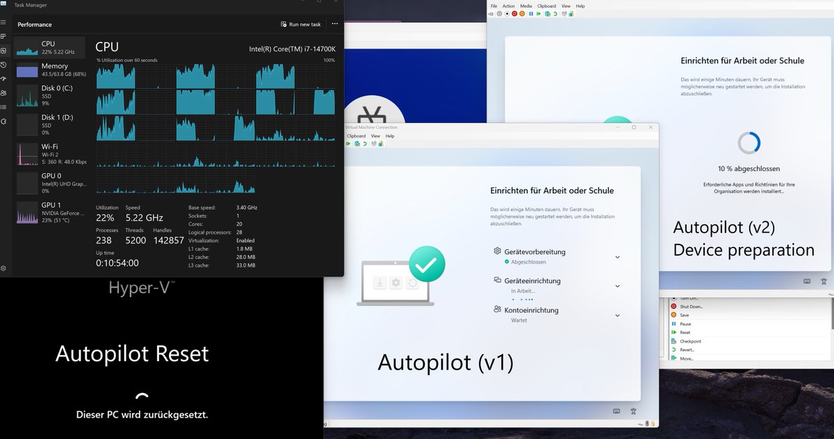 xeonitswiss's tweet photo. Impressive Intune Capabilities. Autopilot Reset, Autopilot (v1) and Autopilot (v2) Device preparation #Intune #devicemanagement https://t.co/ReAsYsmojX