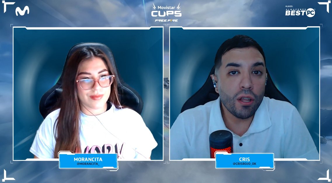 ¡Estamos en vivo!  
¡Hoy se juega la gran final de Movistar Cups Master Challenge!  #MovistarCupsEc
Con  <a href="/morancitaa_/">Grecia Moran</a>  y <a href="/crisrojo_ok/">Crisrojo</a>