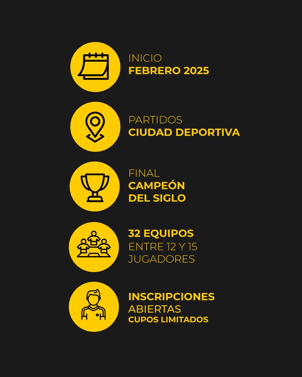 OficialCAP's tweet photo. ¡𝗖𝗮𝗺𝗽𝗲𝗼𝗻𝗮𝘁𝗼 𝗘𝗫𝗖𝗟𝗨𝗦𝗜𝗩𝗢 𝗽𝗮𝗿𝗮 𝘀𝗼𝗰𝗶𝗼𝘀!  

Ya están abiertas las inscripciones para el campeonato de fútbol 8 que se disputará en la Ciudad Deportiva Nestor 'Tito' Goncalves. 

Informate acá 👇
https://t.co/9AVvikipav https://t.co/AUU87NBDSf