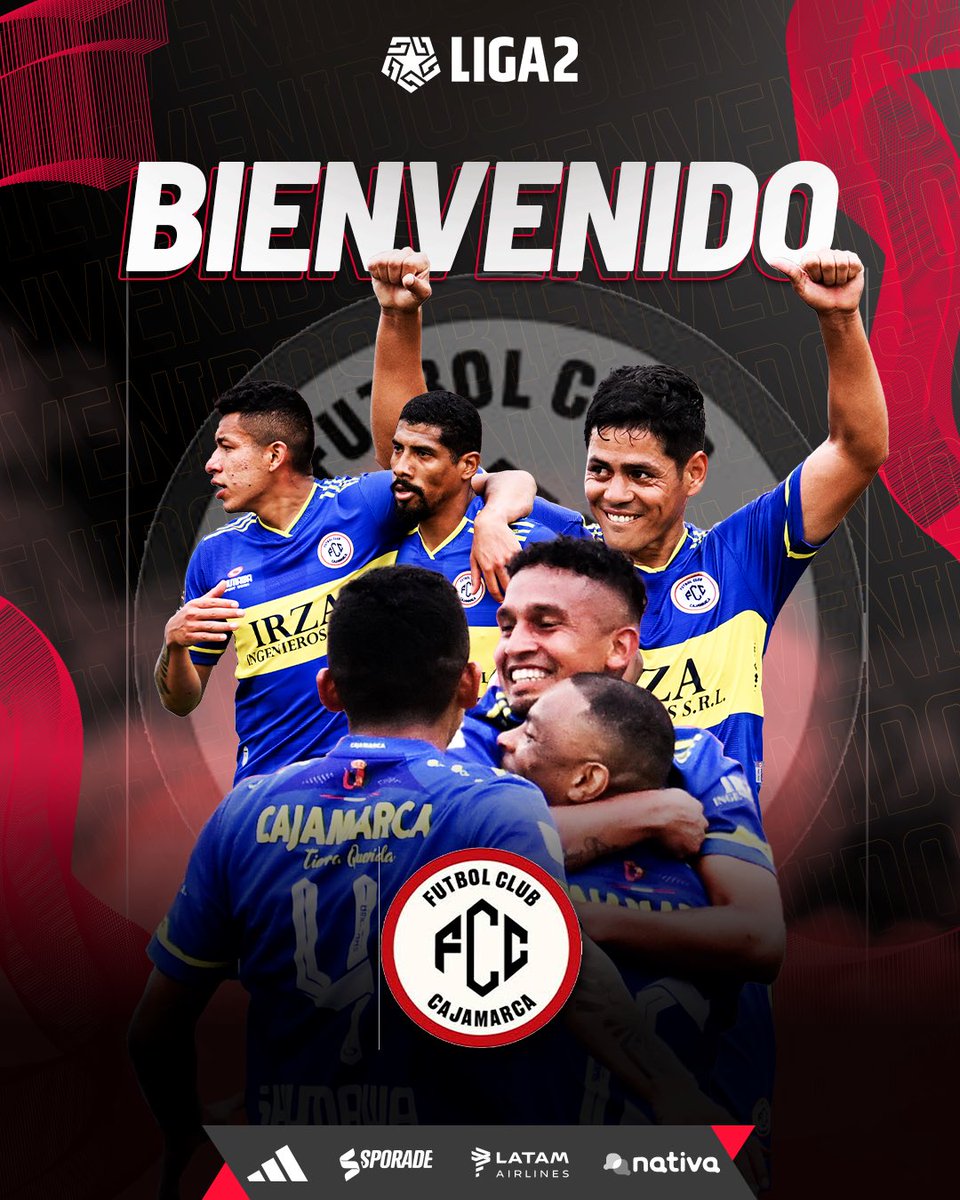 Liga2_oficial's tweet image. 𝗖𝗼𝗿𝗱𝗶𝗮𝗹 𝗯𝗶𝗲𝗻𝘃𝗲𝗻𝗶𝗱𝗮 𝗽𝗮𝗿𝗮 𝗙.𝗖 𝗖𝗮𝗷𝗮𝗺𝗮𝗿𝗰𝗮, 𝗾𝘂𝗲 𝗰𝗼𝗺𝗽𝗲𝘁𝗶𝗿𝗮́ 𝗲𝗻 𝗹𝗮 #𝗟𝗶𝗴𝗮𝟮 𝟮𝟬𝟮𝟱 🔥

🏆 Segundo clasificado a la final de Copa Perú

#copaperú 
#semifinales