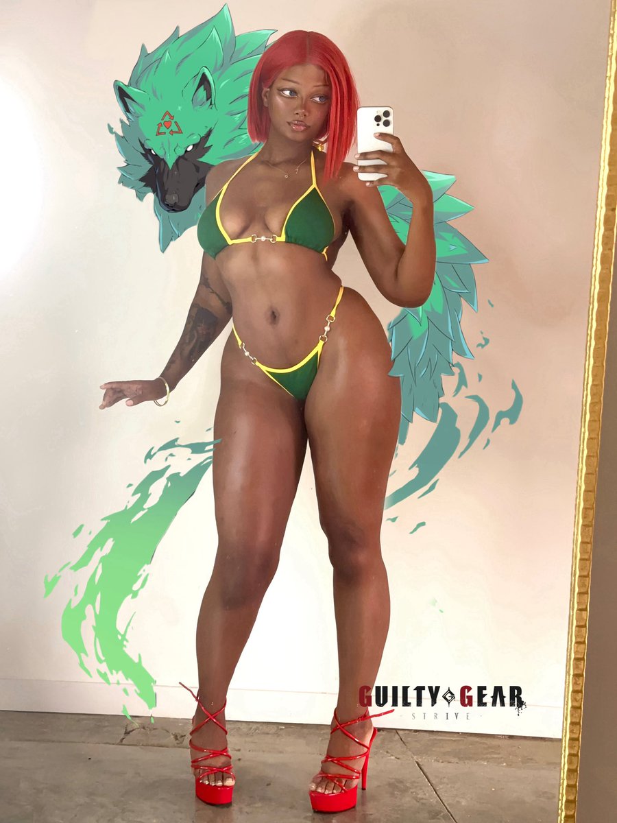 elixserrsfw's tweet image. This was a Giovanna cosplay! Just without the edit!